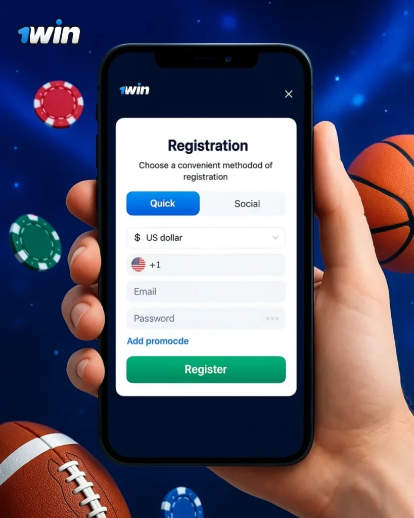 1win app USA download and guide
