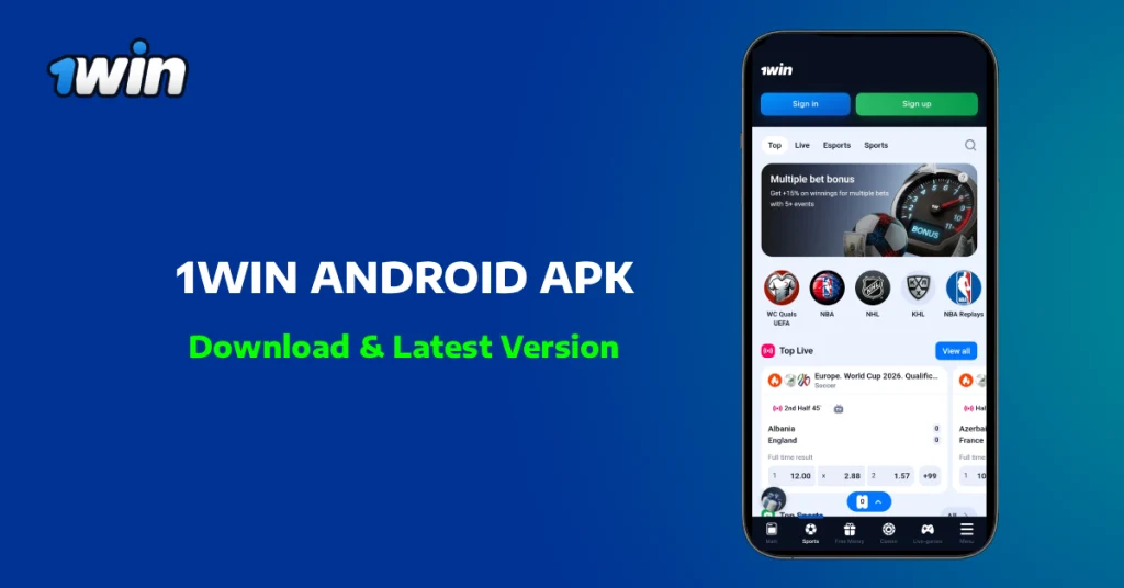 1Win APK download for Android – latest version
