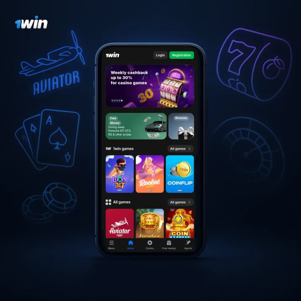 1win casino mobile interface for US users